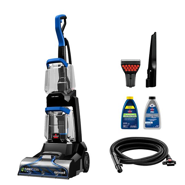 BISSELL TurboClean Pet XL Carpet Cleaner - 3738: Electric Carpet Shampooer Machine, 1-Gallon Tank, 20ft Cord, Black/Blue