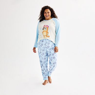Plus Size Jammies For Your Families® Bluey Pajama Top & Pajama Bottoms Set