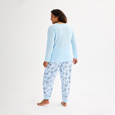Plus Size Jammies For Your Families® Bluey Pajama Top & Pajama Bottoms Set