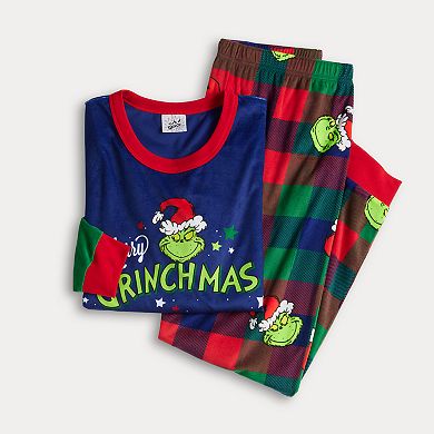 Women's Jammies For Your Families® Dr. Seuss' How The Grinch Stole Christmas Pajama Top & Pajama Bottoms Set