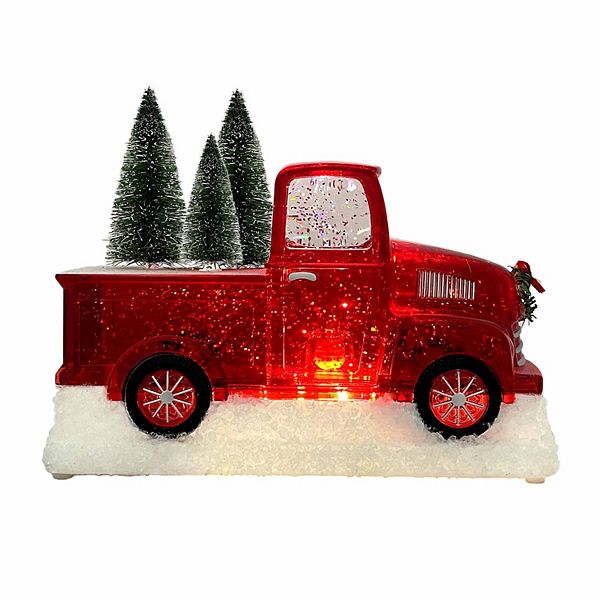 St. Nicholas Square® Holiday Shimmer LED Red Truck Table Decor - Multi