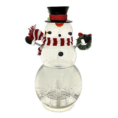 St. Nicholas Square® Holiday LED Snowman Snow Globe Table Decor