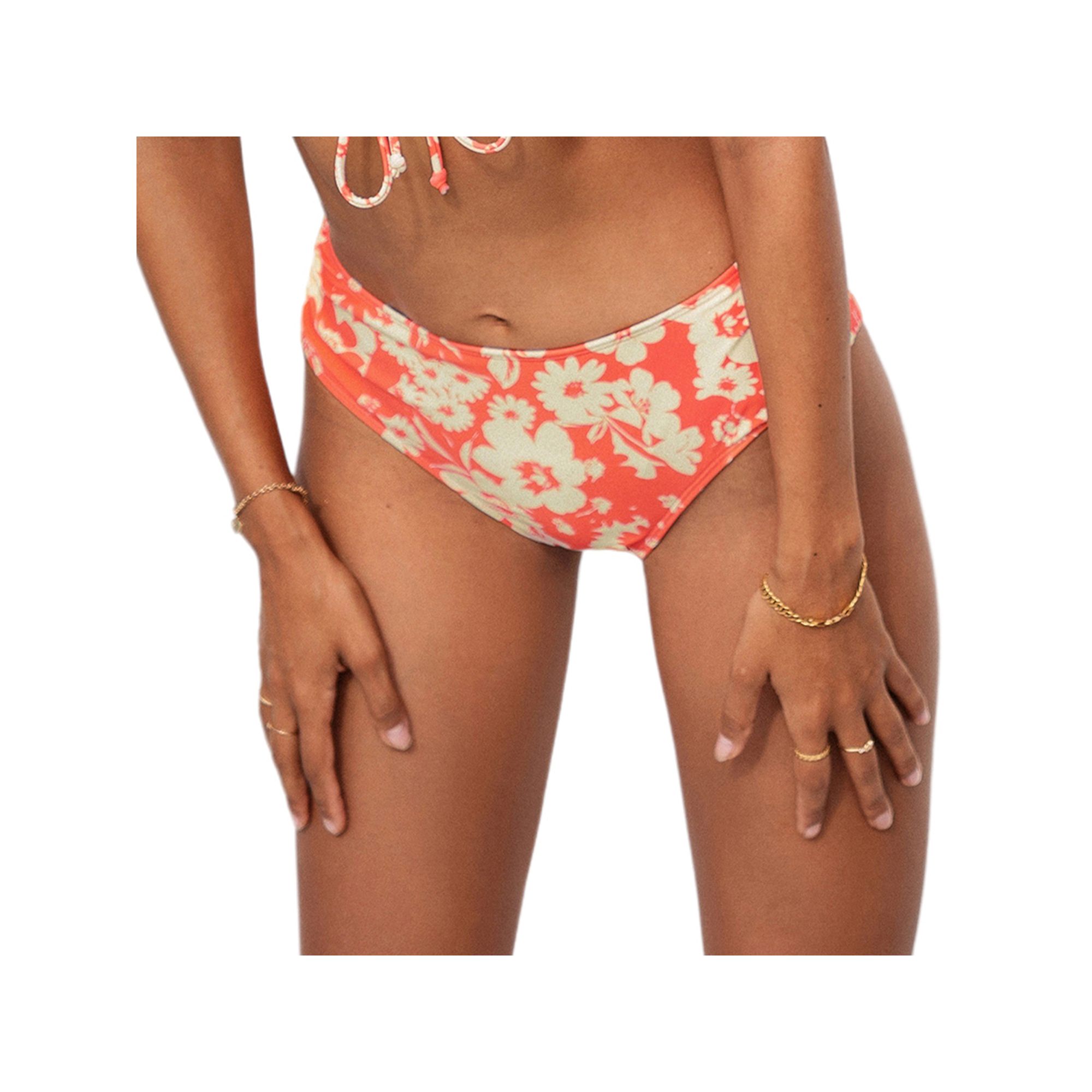 Womens Cupshe Blooming Kapok Bikini Bottoms, Size: Small, Pink Floral