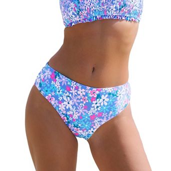Women's Cupshe Mid-Rise Hipster Floral Swim Bottoms