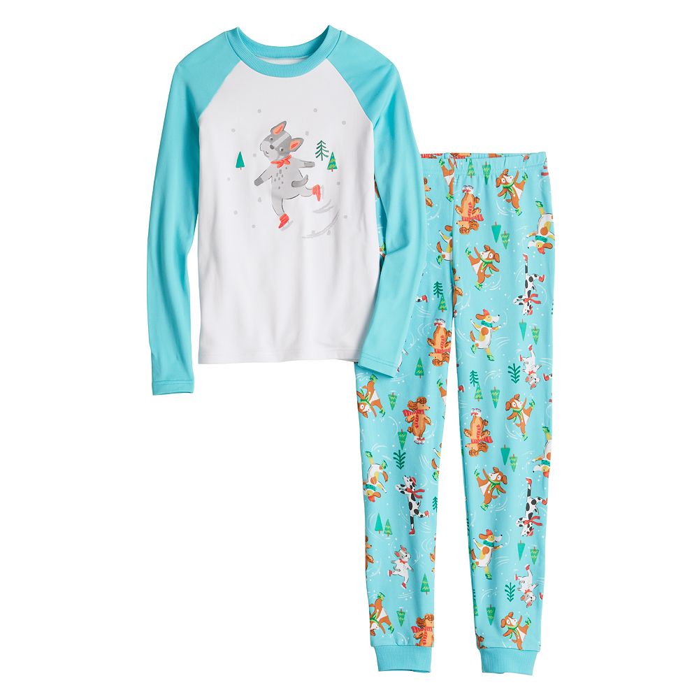 Boys 4-14 Jammies For Your Families® Dog Family Top & Bottoms Pajama Set