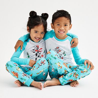 Boys 4-14 Jammies For Your Families® Dog Family Top & Bottoms Pajama Set