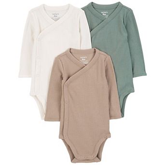 Baby Carter's 3-Pack Side-Snap Bodysuits