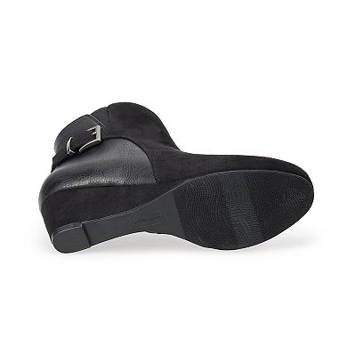 Croft & Barrow® Carmen Wedge Ankle Boots