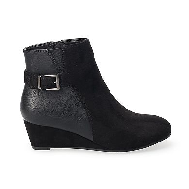 Croft & Barrow® Carmen Wedge Ankle Boots