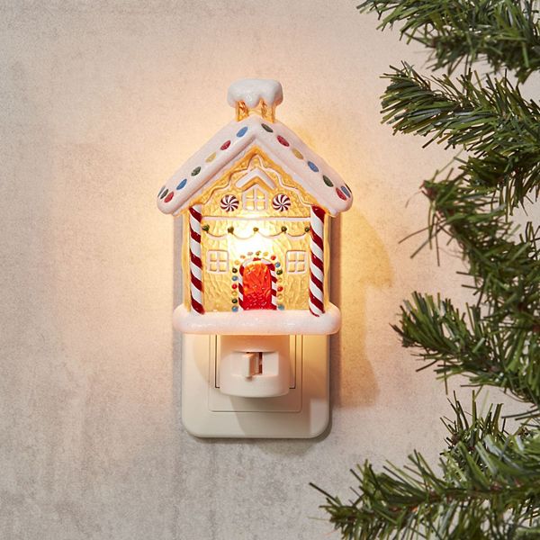 St. Nicholas Square® Gingerbread House Night Light - None