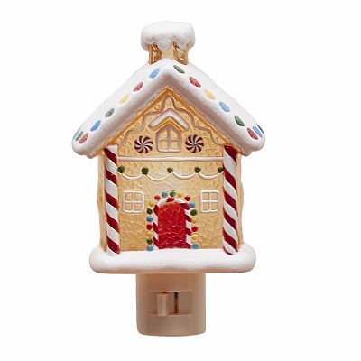 St. Nicholas Square Gingerbread House Night Light