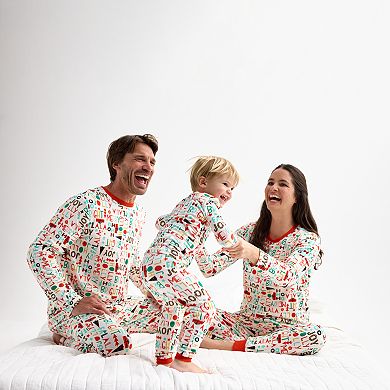 Kids 4-14 Jammies For Your Families® Fa La La Top & Bottoms Pajama Set