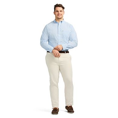 Big & Tall IZOD Performance Comfort Long Sleeve Button Down Shirt