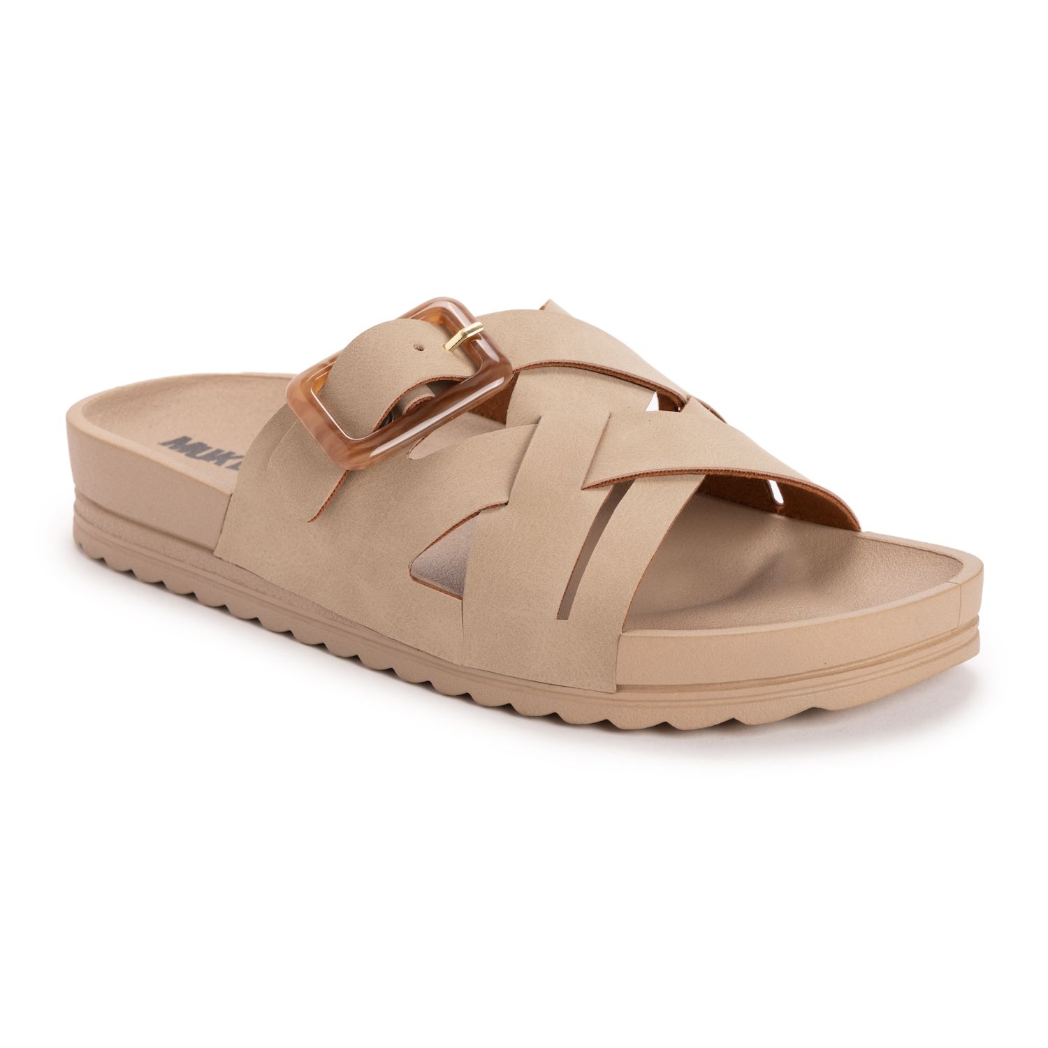 MUKS LUKS Sandalias Grand Shayna Para Mujer, Beige, 6