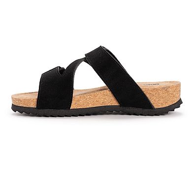 MUK LUKS Poppy Women's Suede Slide Sandals