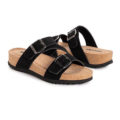 MUK LUKS Poppy Women's Suede Slide Sandals