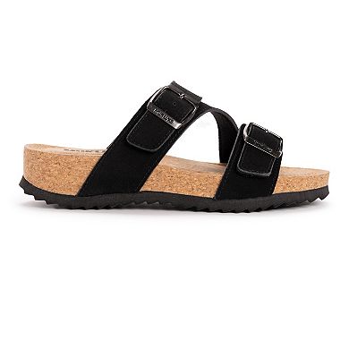 MUK LUKS Poppy Women's Suede Slide Sandals