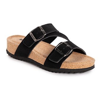 MUK LUKS Poppy Women's Suede Slide Sandals
