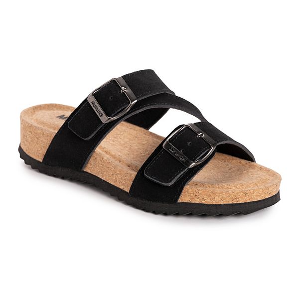Muk Luks cognac sandals