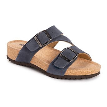 MUK LUKS Poppy Women's Suede Slide Sandals