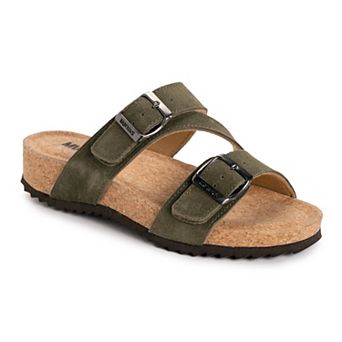 MUK LUKS Poppy Women's Suede Slide Sandals