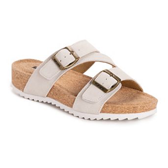 MUK LUKS Poppy Women's Suede Slide Sandals