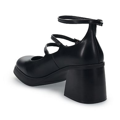 SO® Marissa Women's Three Strap Mary Jane Shoes