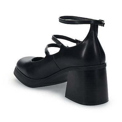 SO® Marissa Women's Three Strap Mary Jane Shoes