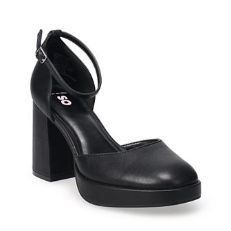 Juniors' SO® Ankle Strap Platform Shoes