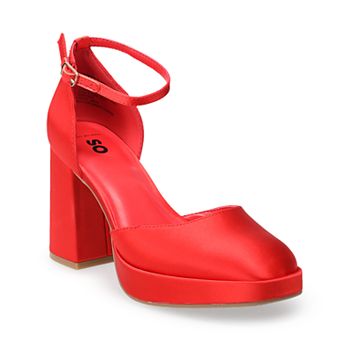 SO® Jinny Juniors' Ankle Strap Platform Shoes