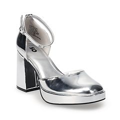 Kohls womens silver dress shoes best sale