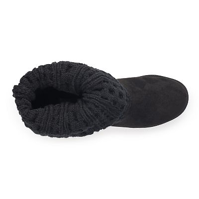 SO Women s Charmaine Sweater Boots