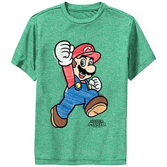 Boys Super Mario Bros Marker Draw Performance Graphic Tee