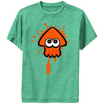 Boys 6-20 Splatoon Orange Squid Performance Graphic Tee