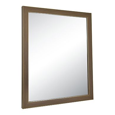 Dark Brown Rectangular Mirror