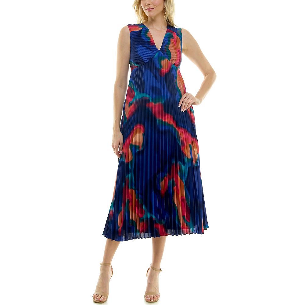 Nicole | Women's Vintage Sleeveless Midi Dress main image 1