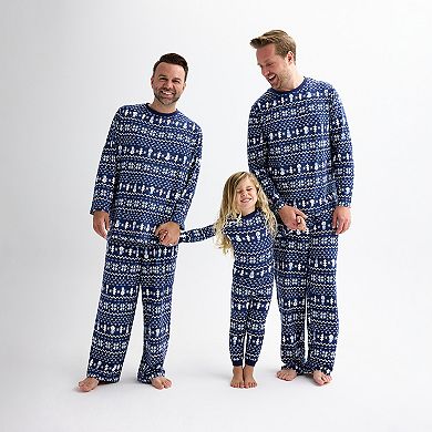 Toddler Jammies For Your Families® Winter Fairisle Top & Bottoms Pajama Set