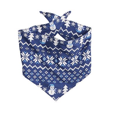 Pet Jammies For Your Families® Winter Fairisle Pet Bandana