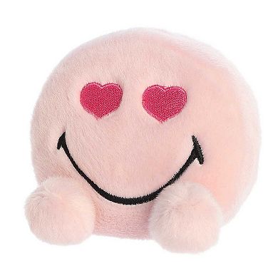 Aurora Mini Pink Smileyworld Palm Pals 5" Heart Eyes Vibrant Stuffed Animal