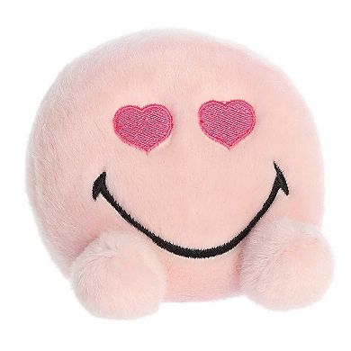 Aurora Mini Pink Smileyworld Palm Pals 5" Heart Eyes Vibrant Stuffed Animal