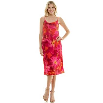 Women's Luxology Scoop Neck Satin Slip Dress