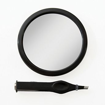 Zadro Compact Mirror With Magnification & Lighted Tweezers