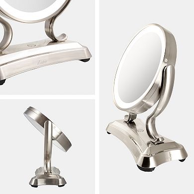 Zadro Glamour Led Lighted Makeup Mirror with Magnification