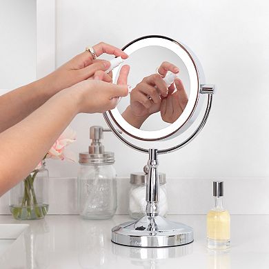 Zadro Cordless Magnifying Lighted Makeup Mirror