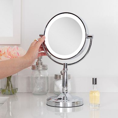Zadro Cordless Magnifying Lighted Makeup Mirror