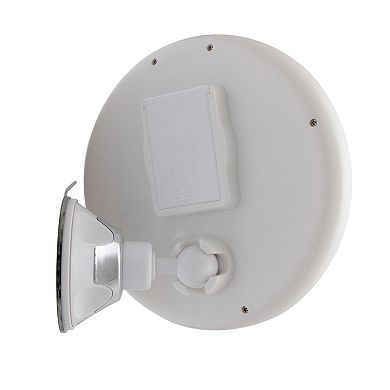 Zadro Lighted Suction Cup Wall-Mounted Makeup Mirror with Magnification
