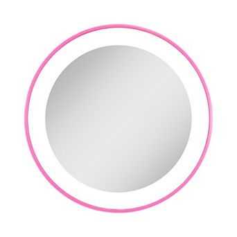 Zadro Suction Cup Lighted Compact Mirror with Magnification