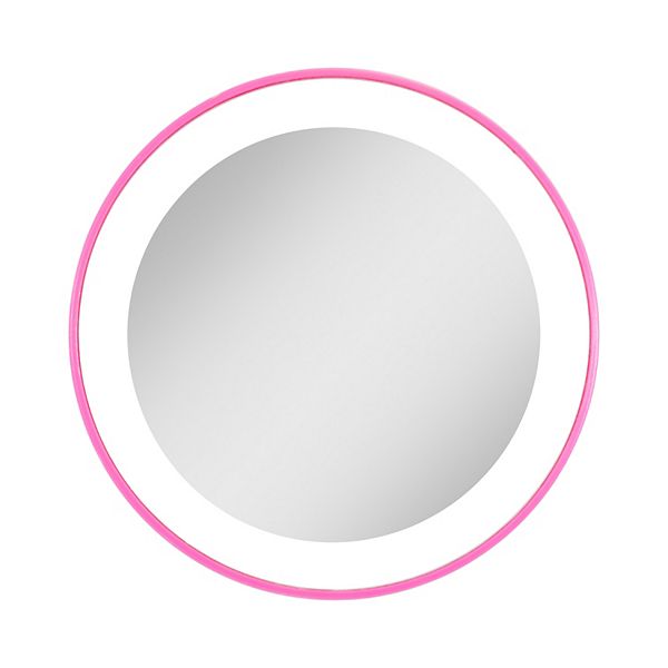 Zadro Suction Cup Lighted Compact Mirror with Magnification