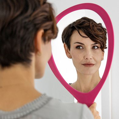 Zadro Large Teardrop Handheld Mirror