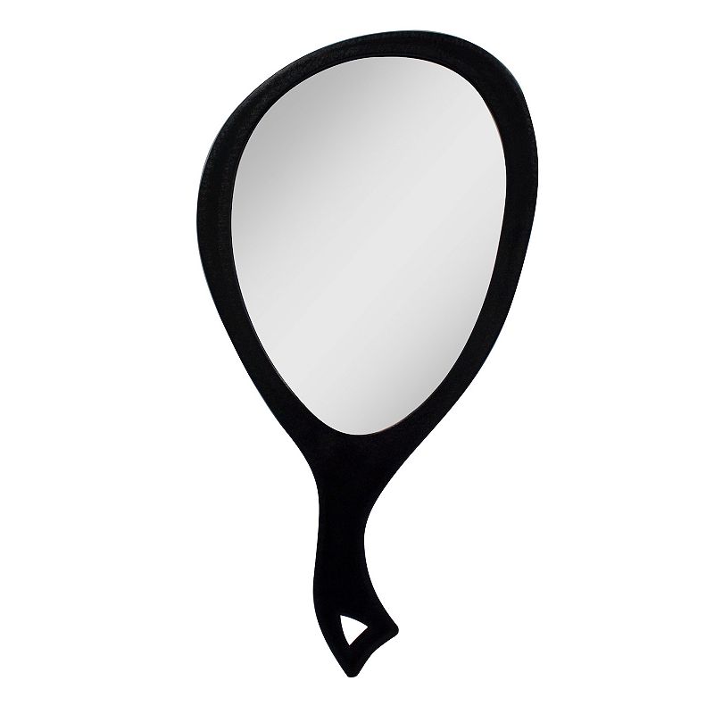 UPC 705004419956 product image for Zadro Large Teardrop Handheld Mirror, Black | upcitemdb.com